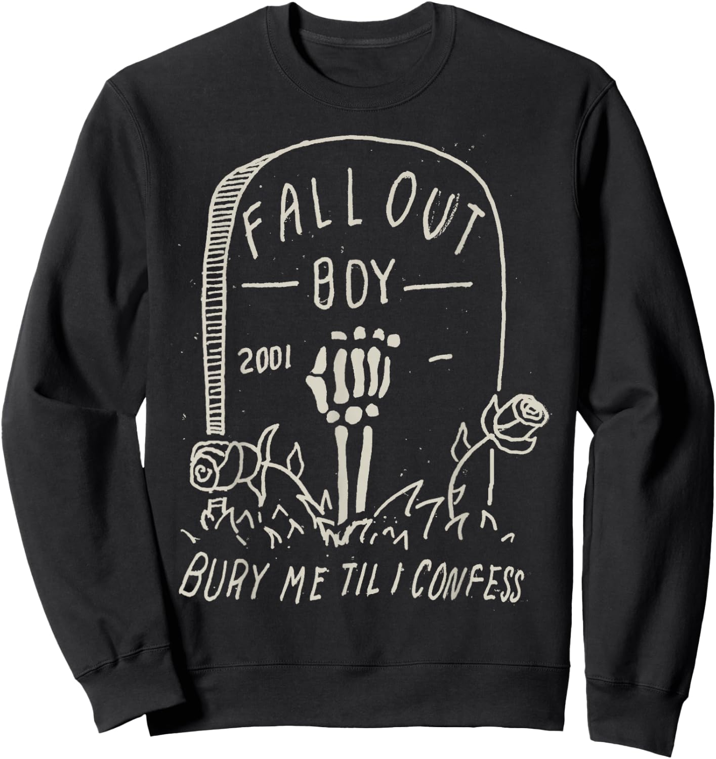 Fall Out Boy - Grave Sweatshirt - Sweatshirt | Black