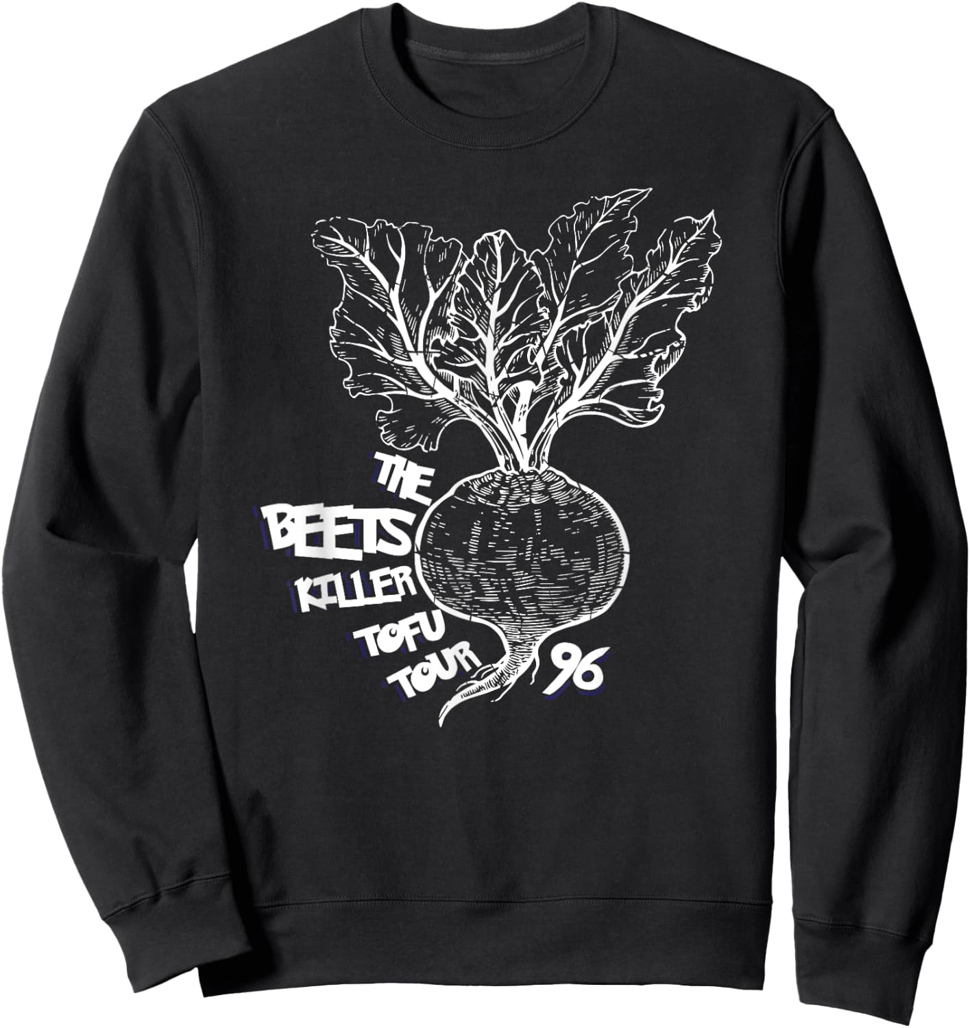 The Beets Killer Tofu Tour Vegan Sweatshirt - Sweatshirt | Black