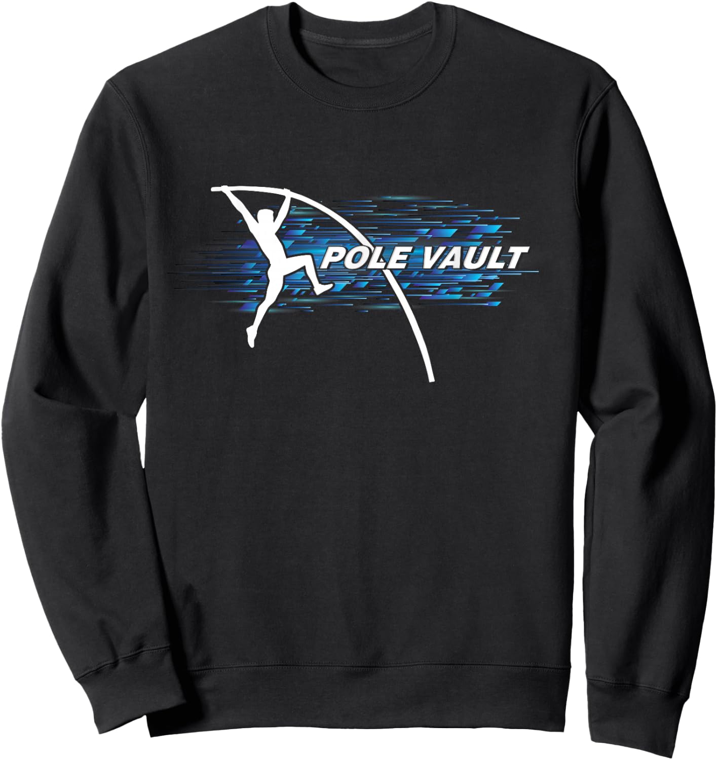 Pole Vault Vaulter Sport Track & Field Sweatshirt - Sweatshirt | Black