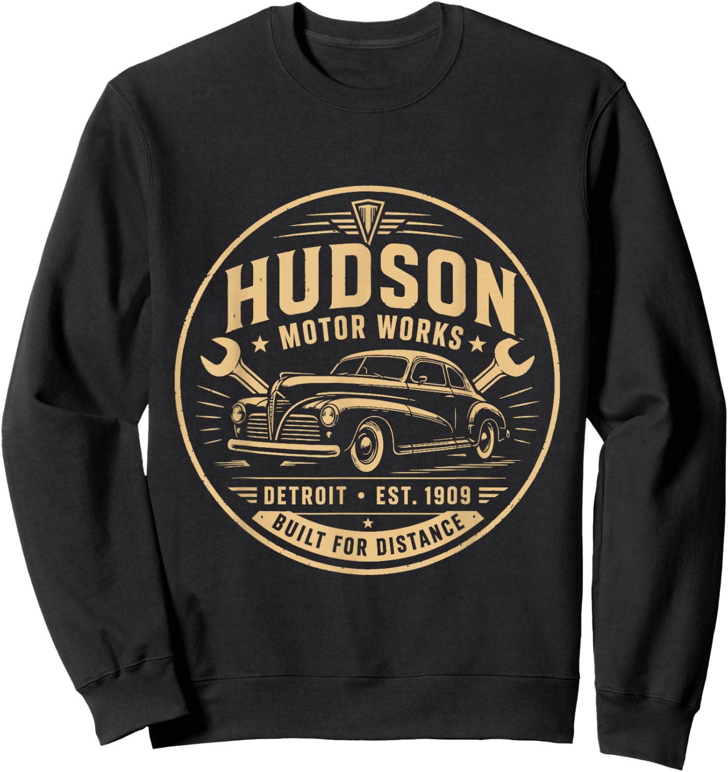 Classic Car Sweatshirt - Sweatshirt | Black