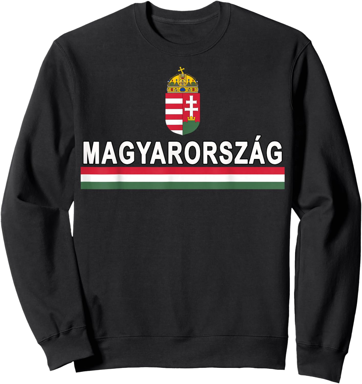 Hungarian Magyarorszag Heritage Expat Roots Sweatshirt - Sweatshirt | Black