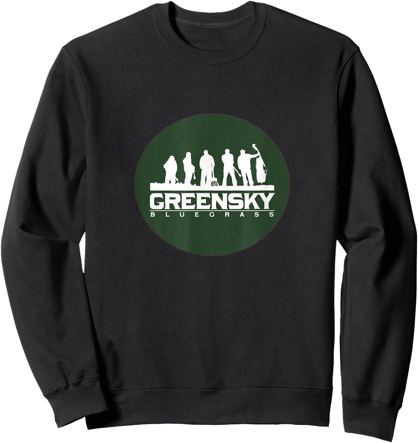 Festival green bluegrass. Sweatshirt - Sweatshirt | Black