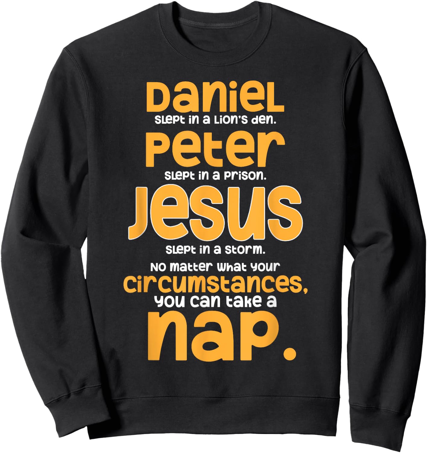 Funny or Women Bible Verse Christian Sayings Sweatshirt - Sweatshirt | Black
