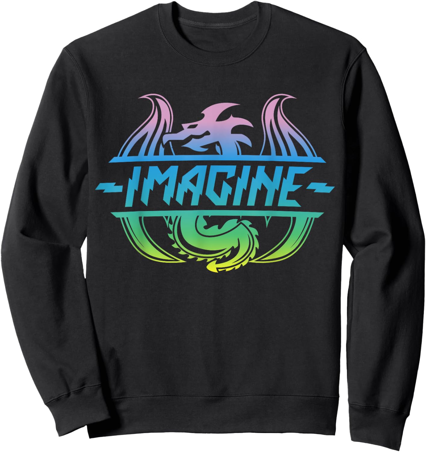 Imagine Fantasy Dragon Sweatshirt - Sweatshirt | Black