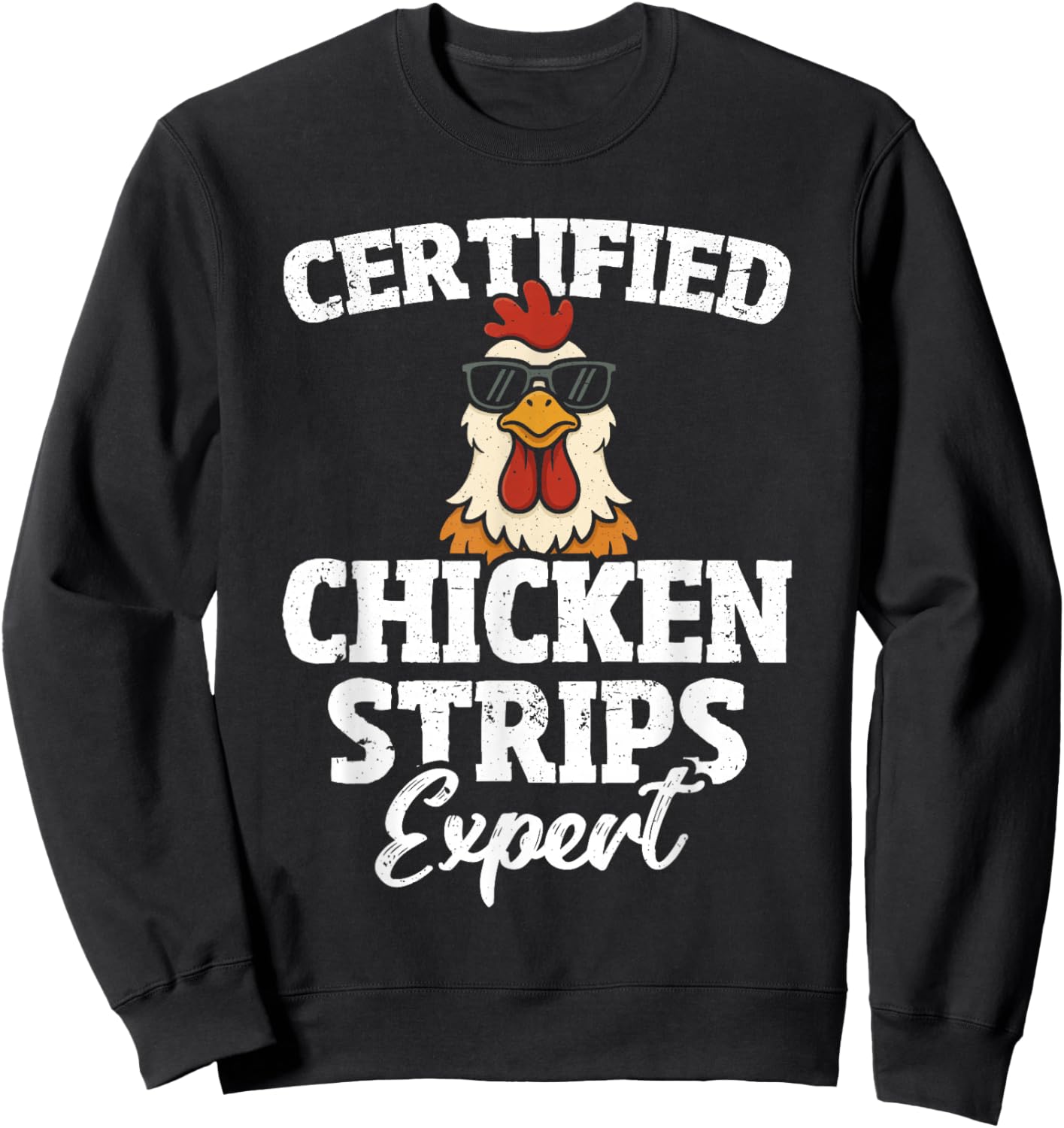 Chicken Strips Sweatshirt - Sweatshirt | Black