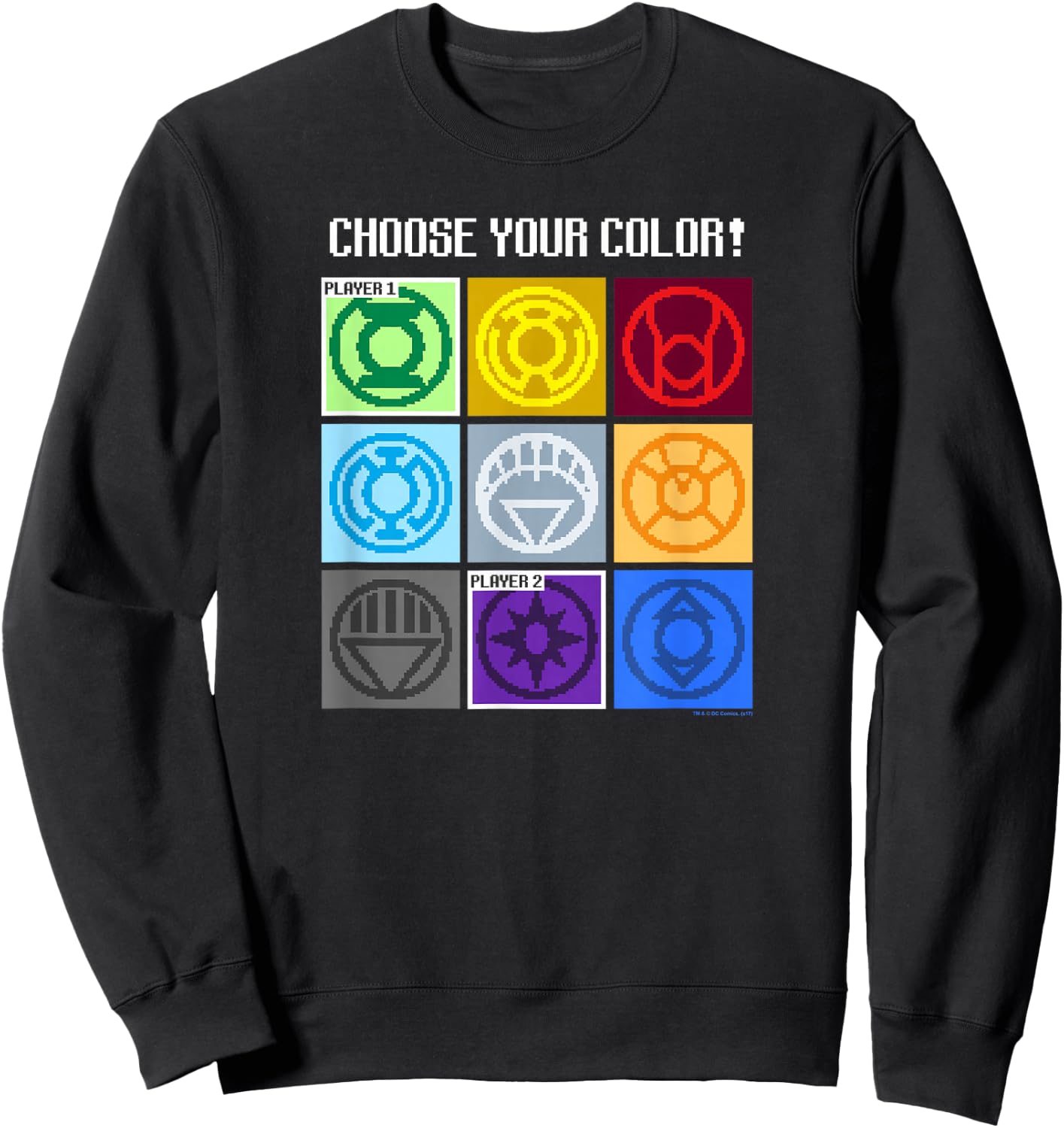 Green Lantern Choose Your Color Sweatshirt - Sweatshirt | Black