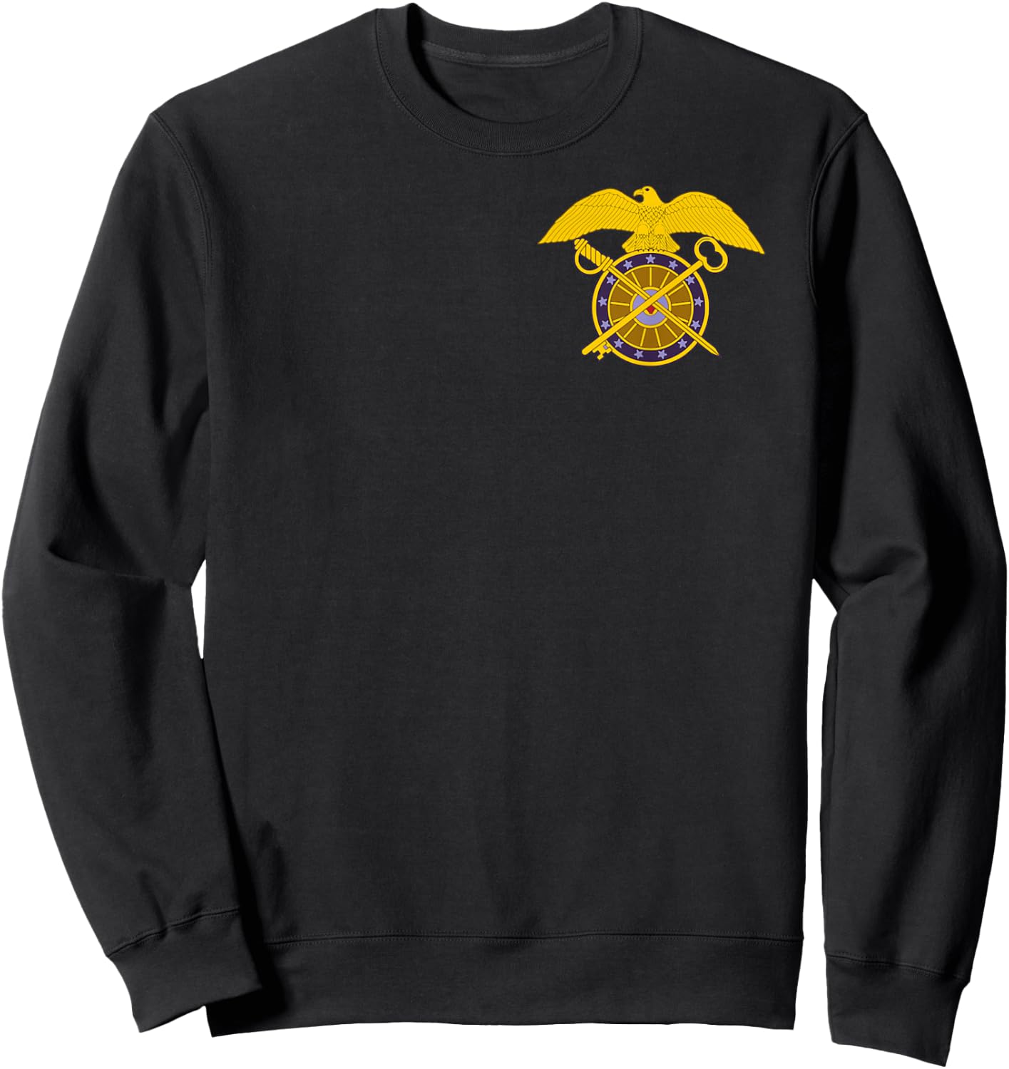US Army Branch - Quartermaster Corps - QM Sweatshirt - Sweatshirt | Black