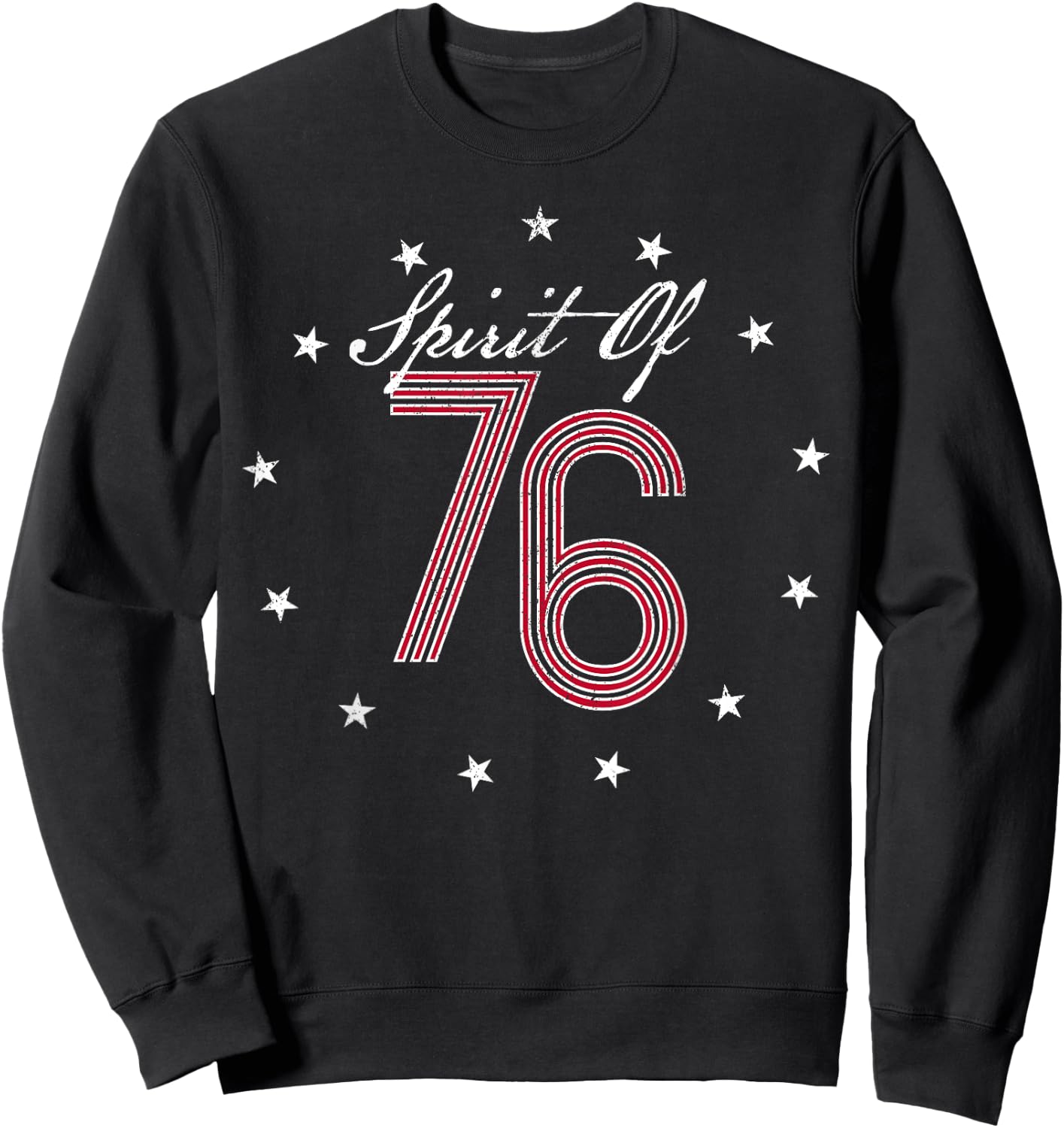 Spirit of 76 Patriotic 41st Birthday Shirt Sweatshirt - Sweatshirt | Black
