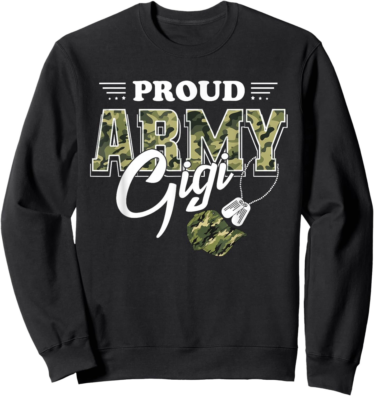 Proud Army Gigi Sweatshirt - Sweatshirt | Black