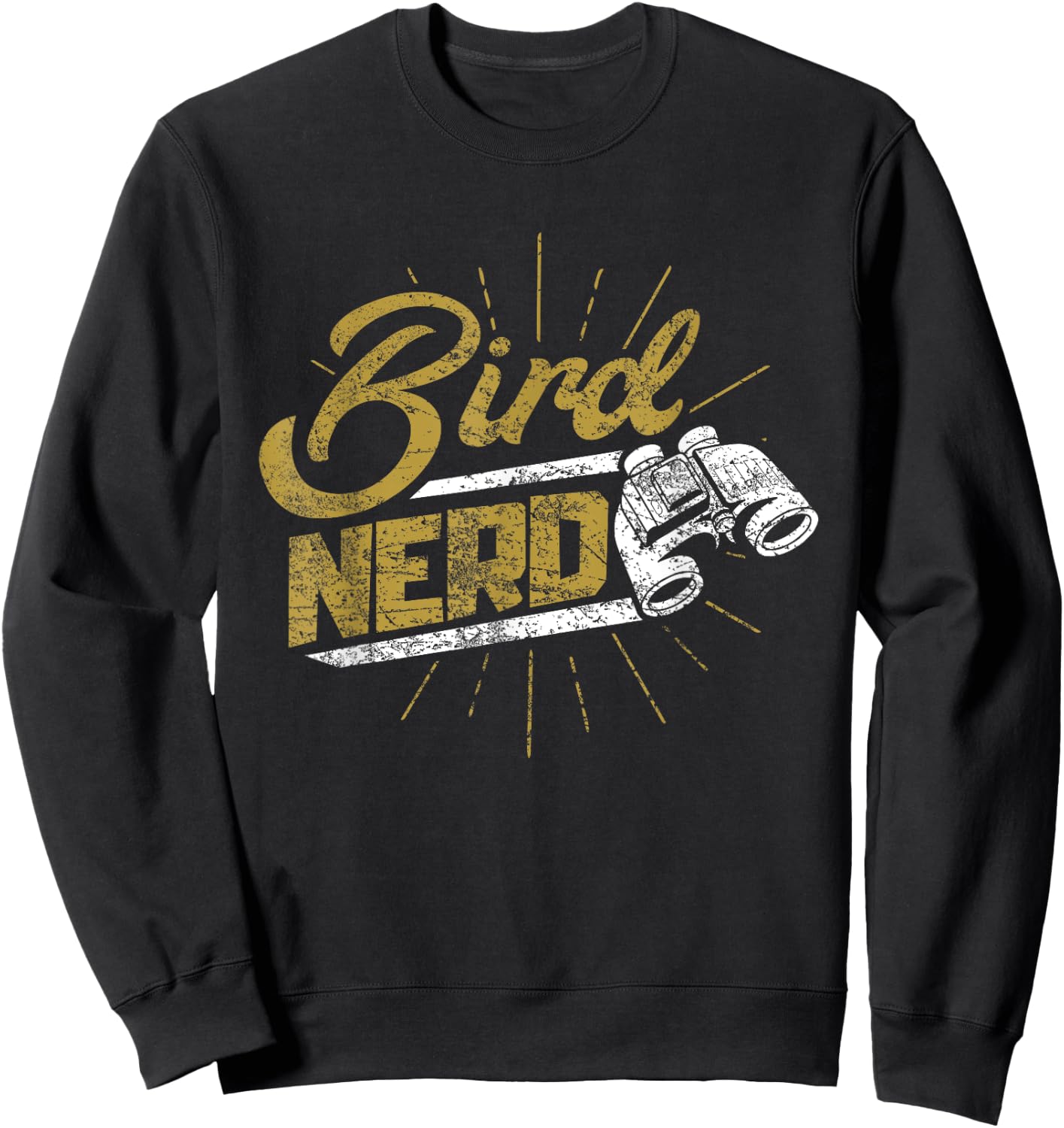 Birdwatcher Shirt | Bird Nerd Sweatshirt - Sweatshirt | Black