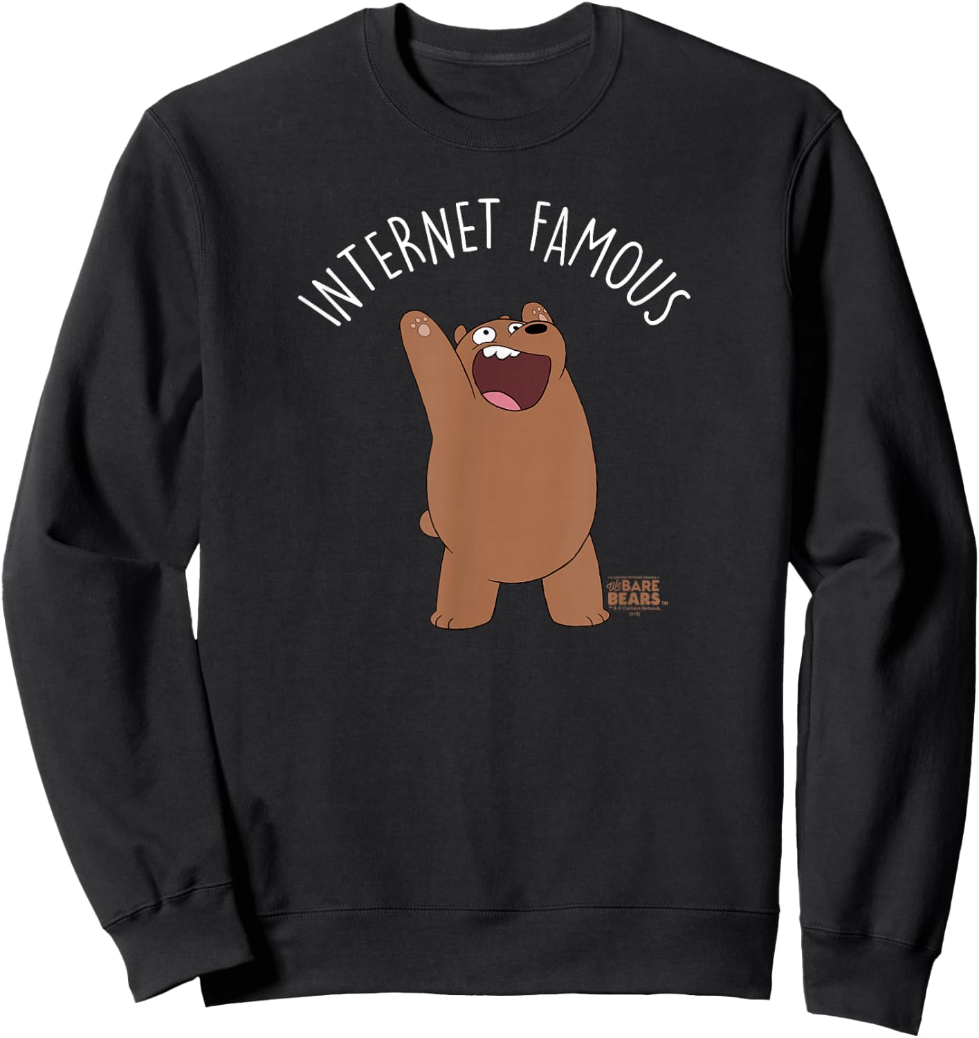 We Bare Bears Internet Famous Sweatshirt - Sweatshirt | Black