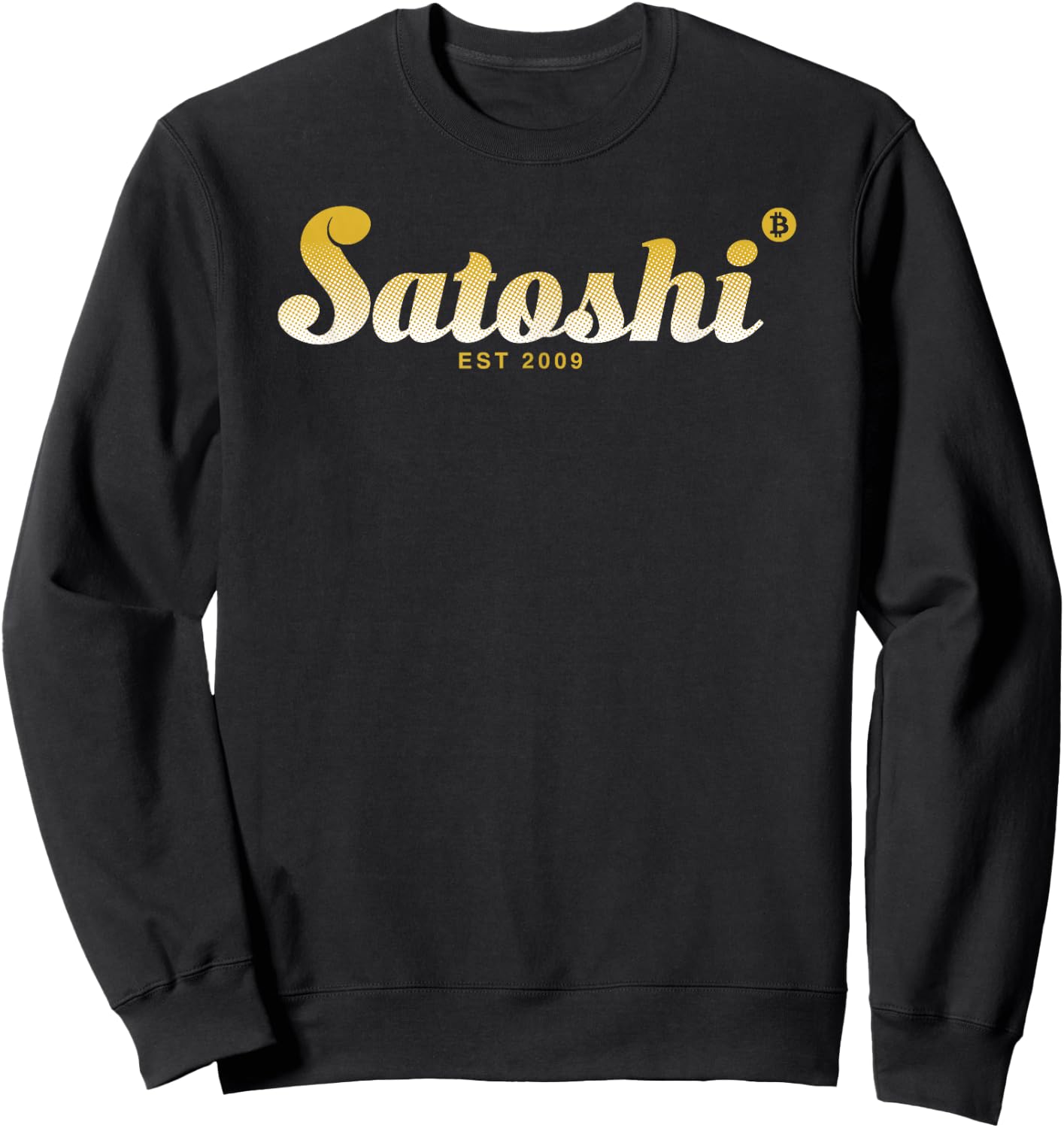Satoshi Est 2009 Bitcoin Creator Blockchain Currency Sweatshirt - Sweatshirt | Black