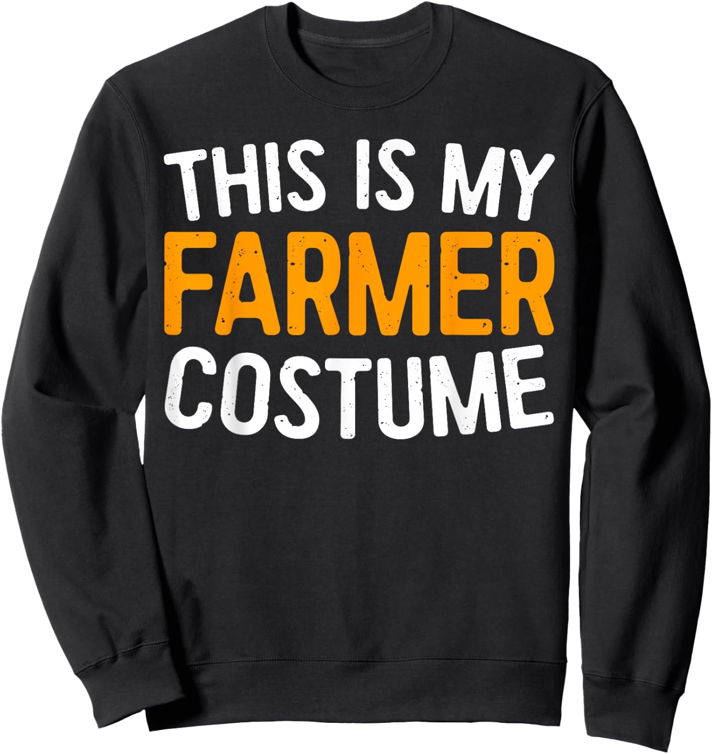 This Is My Farmer Costume Shirt Adult Kids Farmer Costume Sweatshirt - Sweatshirt | Black