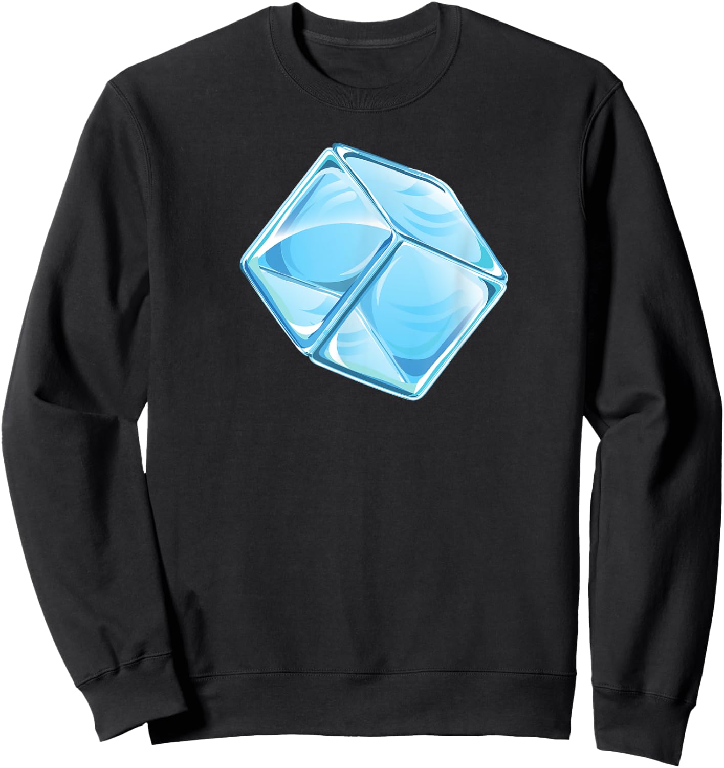 Cute Ice Cube Gift Ice Cubes Lovers Sweatshirt - Sweatshirt | Black