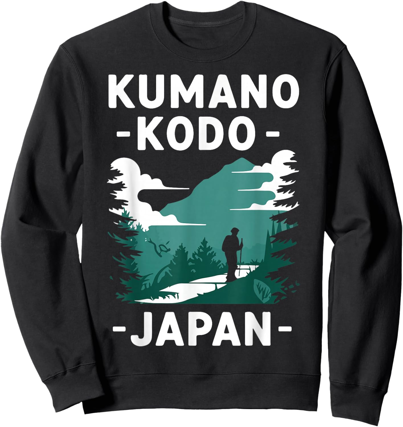 Kumano Kodo Japan Pilgrim Way Sweatshirt - Sweatshirt | Black