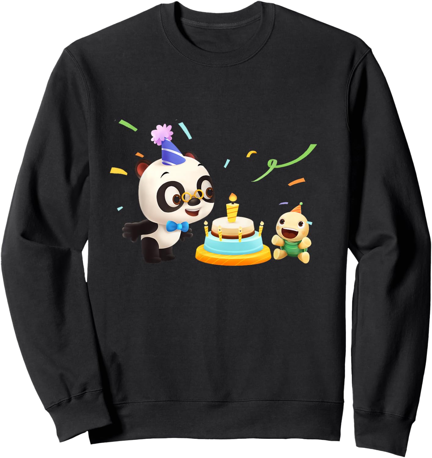 Dr. Panda Birthday Sweatshirt - Sweatshirt | Black