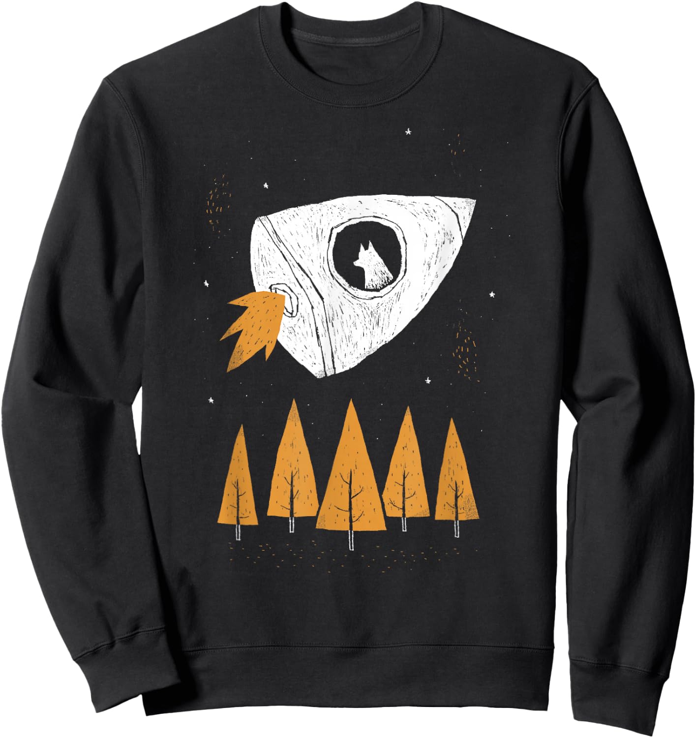 laika space dog Men Women Girls Kids Sweatshirt - Sweatshirt | Black
