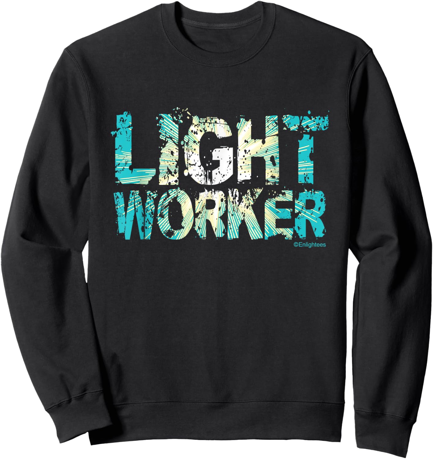 Light Worker Zen Radiance Spiritual Brilliance Yoga Life Sweatshirt - Sweatshirt | Black