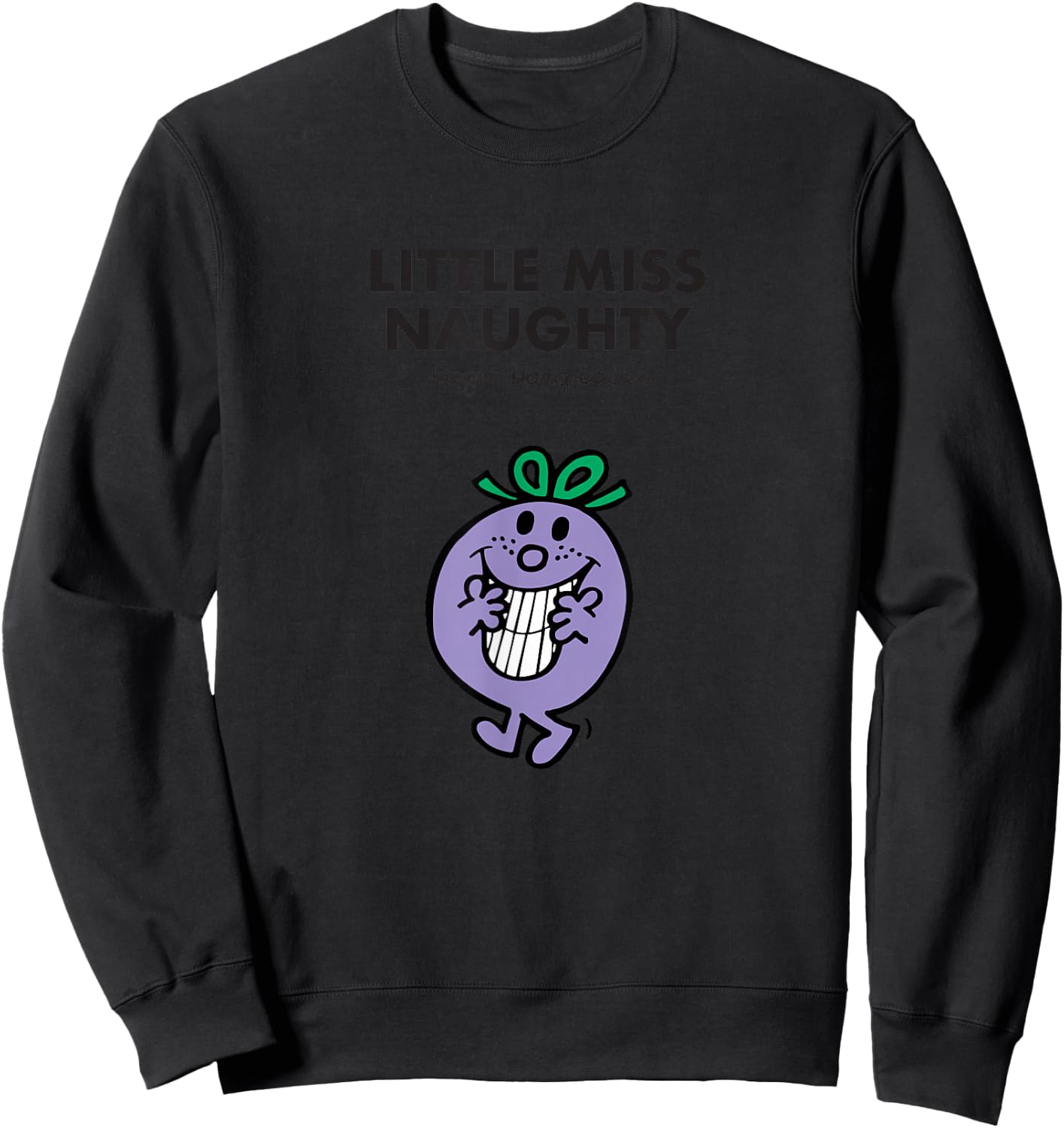 Mr. Men Little Miss Naughty Sweatshirt - Sweatshirt | Black