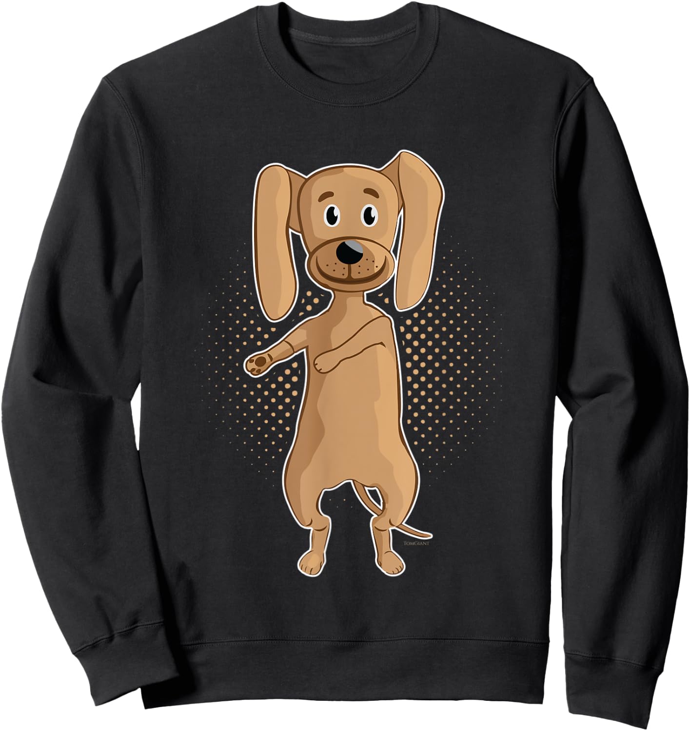 Cute Floss Dance Dogs Puppy Men Women Youth T Shirt Sweatshirt - Sweatshirt | Black