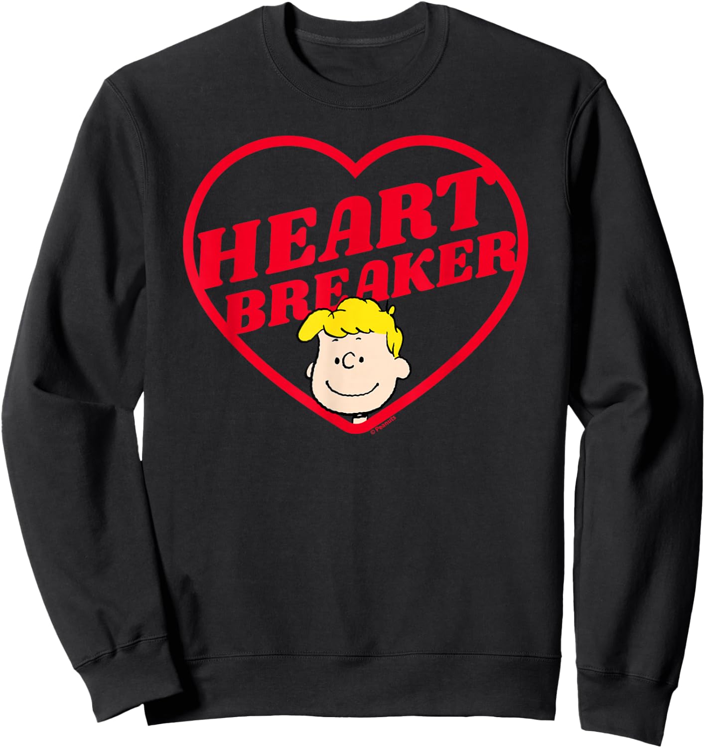 Peanuts Heartbreaker Schroeder Sweatshirt - Sweatshirt | Black