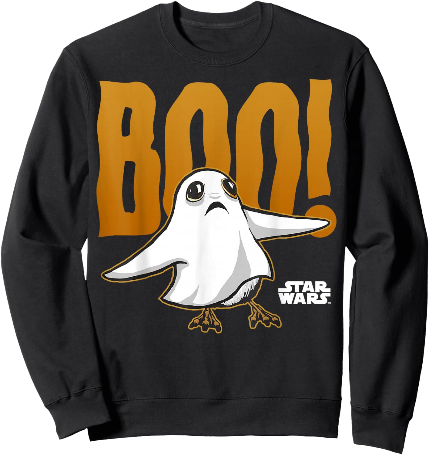 Star Wars Ghost Porg Boo Graphic Sweatshirt - Sweatshirt | Black