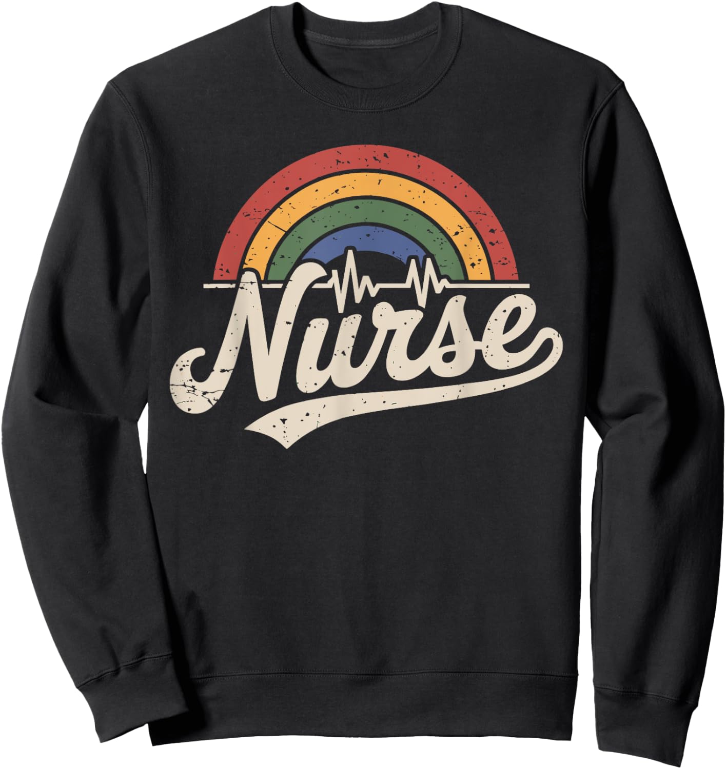 Nurse Cute Nursing Sweatshirt - Sweatshirt | Black