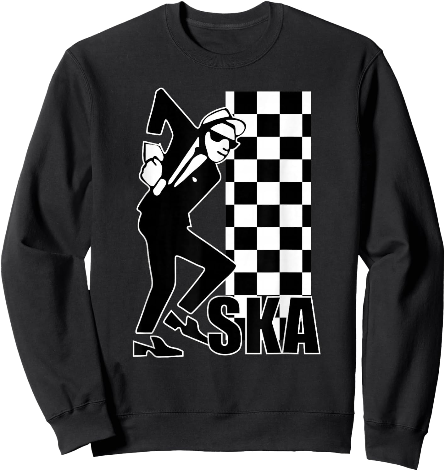 Ska Music T-Ska Music is Life Ska Reggae Sweatshirt - Sweatshirt | Black