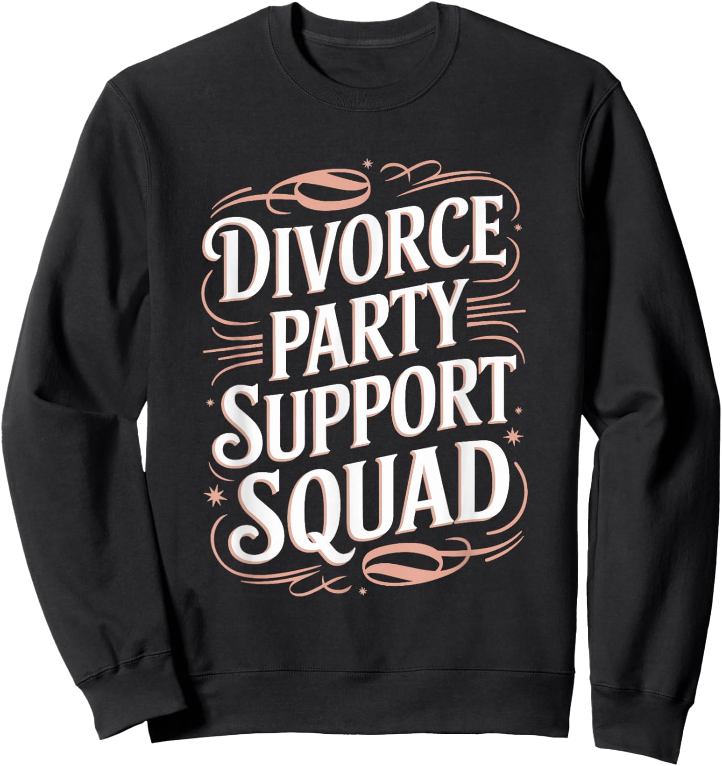 Ex Wife Husband Divorcee Crew, Divorce Party Support Squad Sweatshirt - Sweatshirt | Black