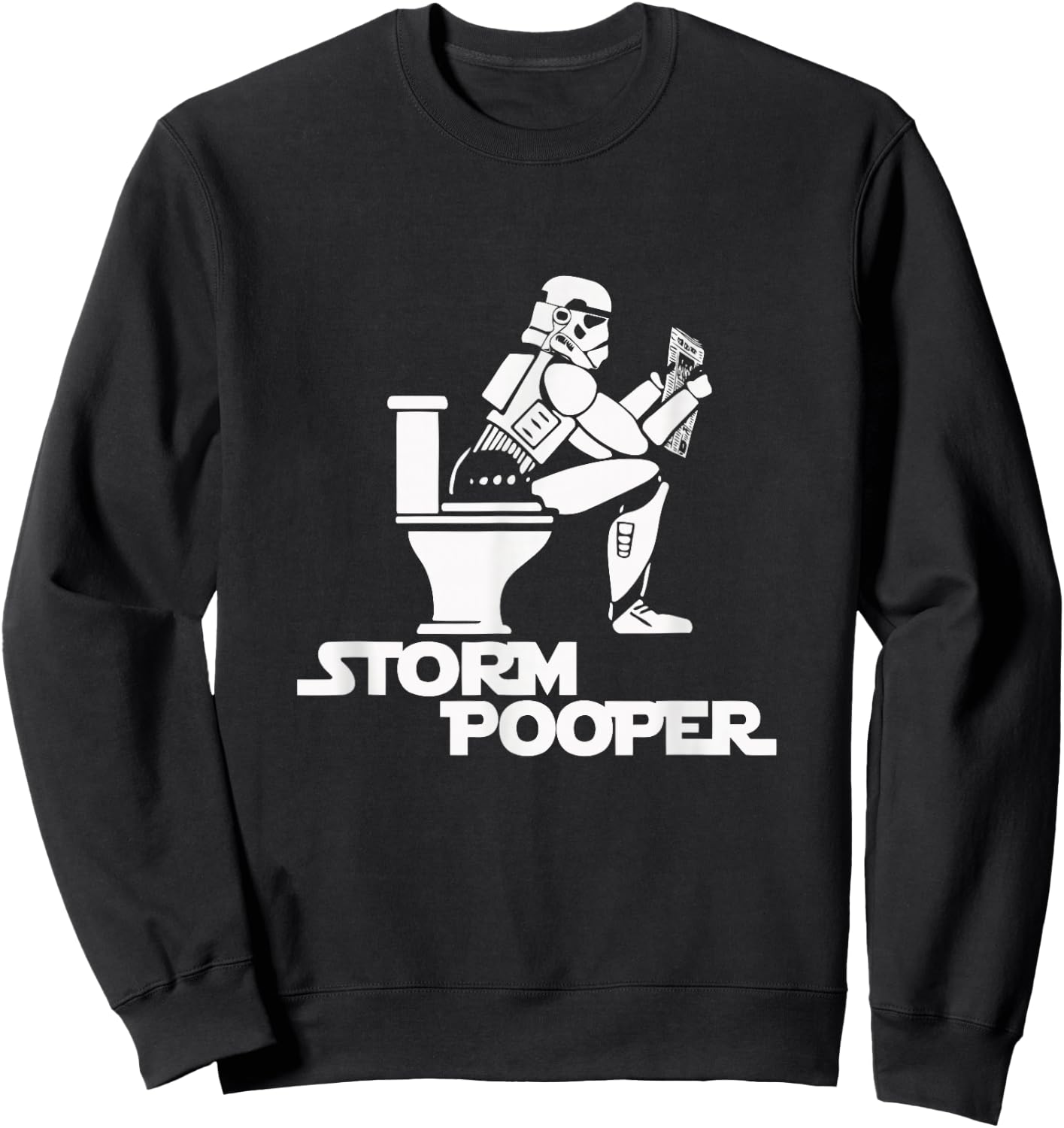 Storm Poopers Funny Parody Men's - GameTeez Sweatshirt - Sweatshirt | Black
