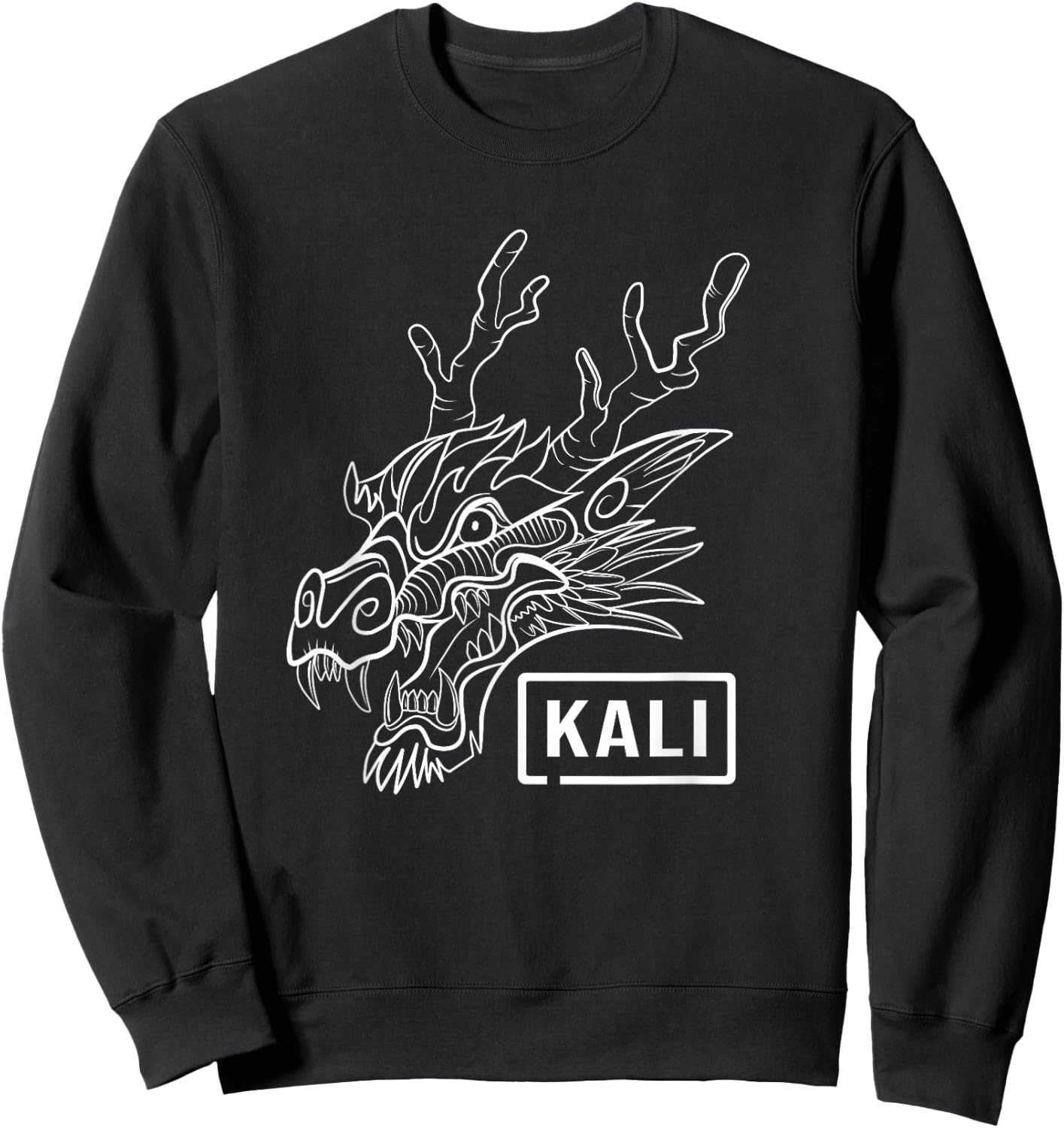 Kali Linux Hacker Techie Gift Network Engineer Sweatshirt - Sweatshirt | Black