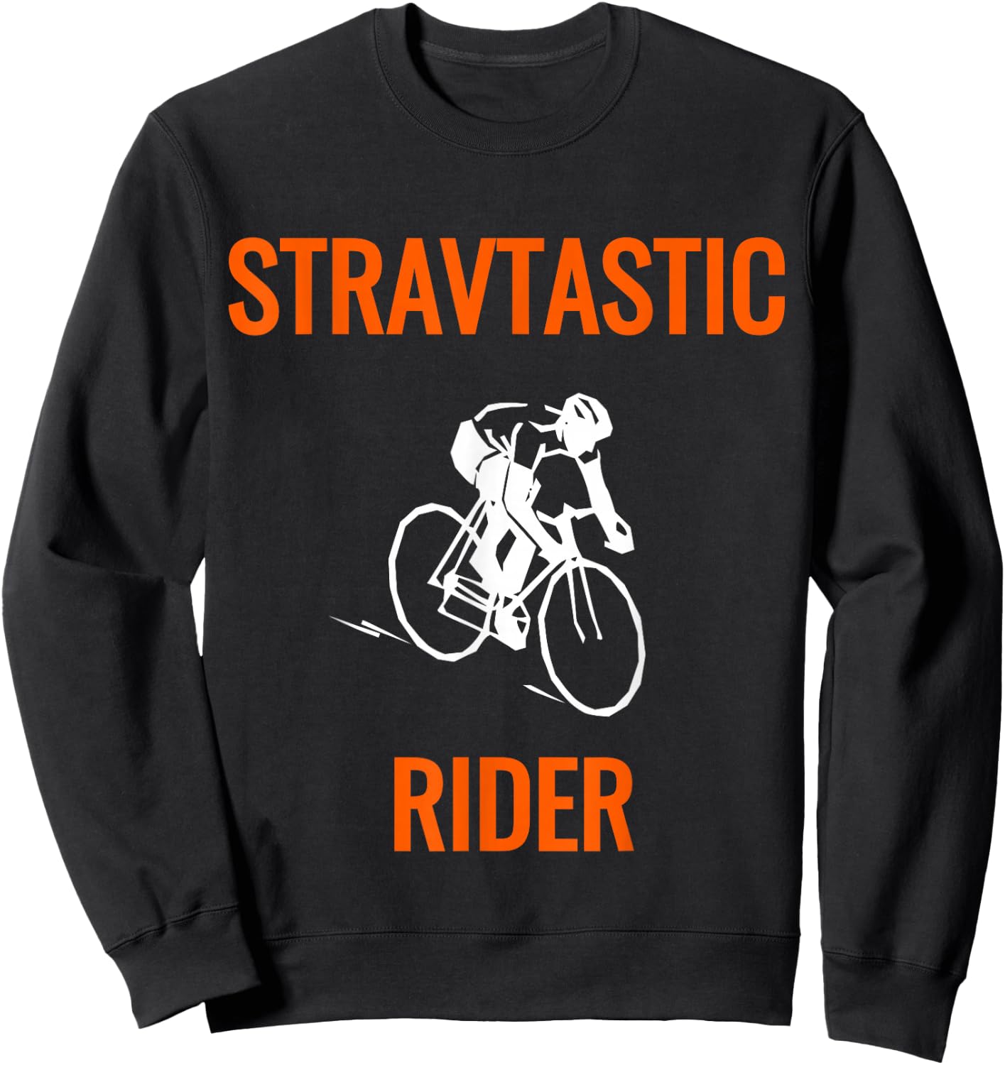 'Stravtastic Rider' Strava Sweatshirt - Sweatshirt | Black