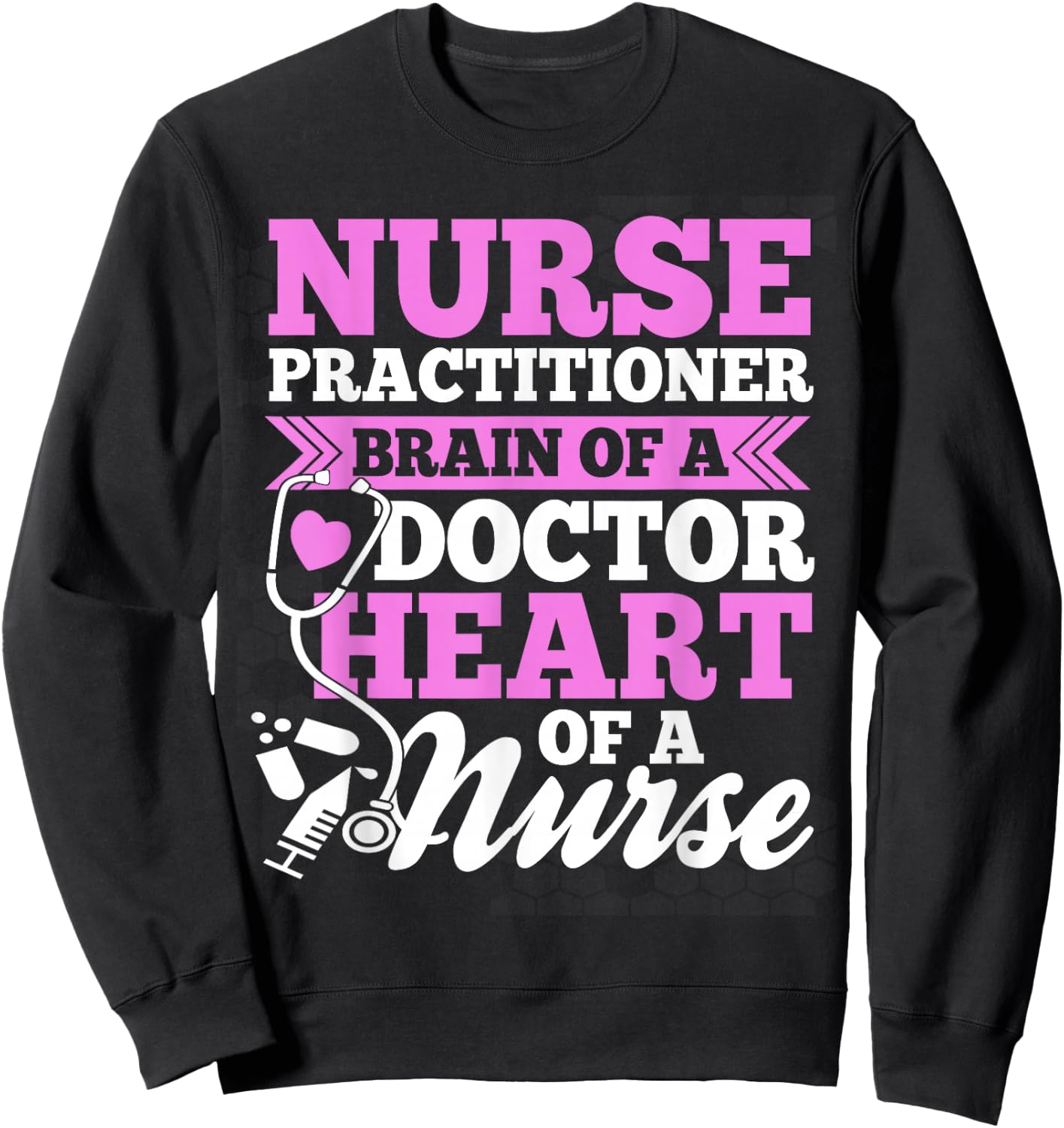 Nurse Nurse Practitioner Black Small Classic Fit Modern Women's Sweatshirt - Sweatshirt | Black