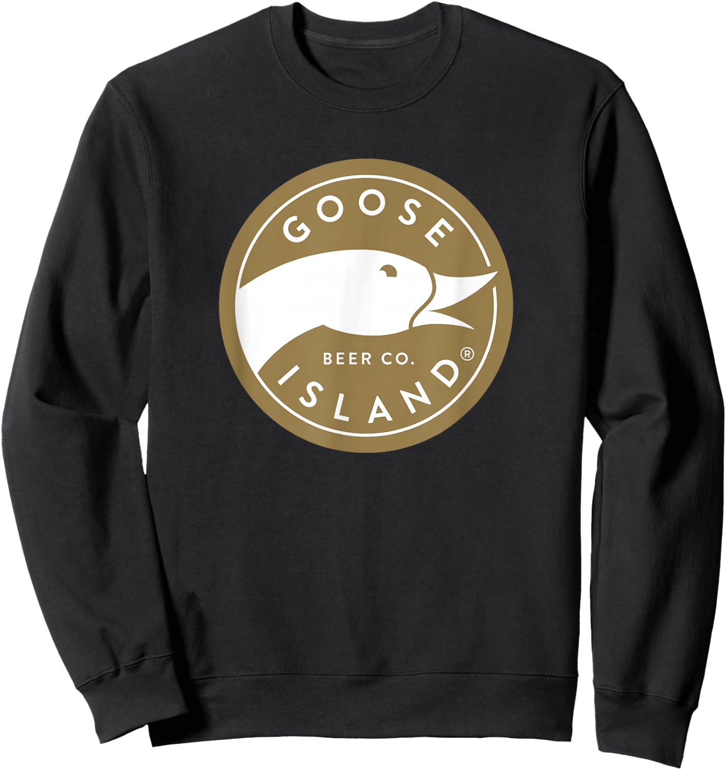 Goose Island Metallic Gold Logo Sweatshirt - Sweatshirt | Black