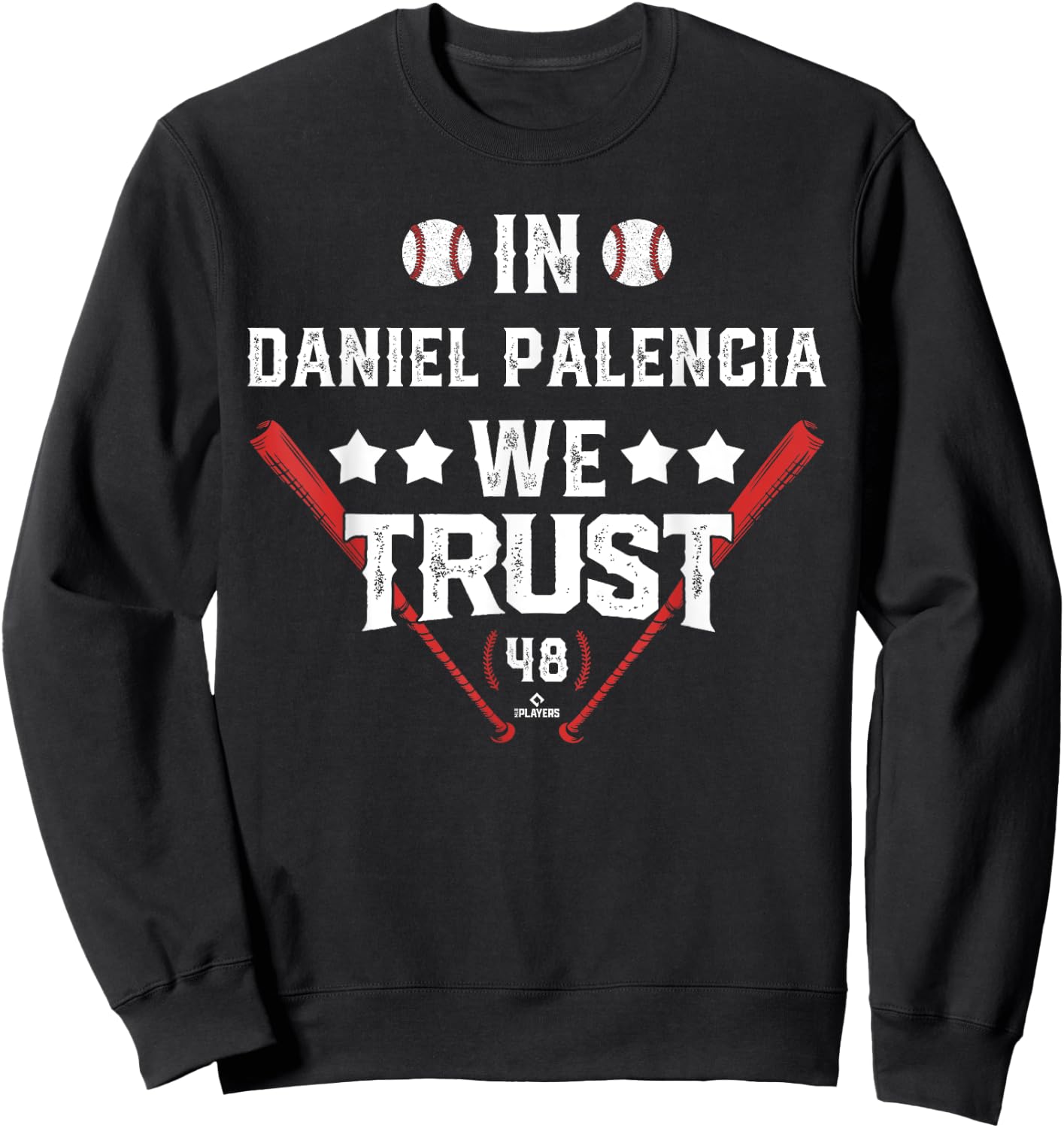 We Trust in Daniel Palencia Chicago Baseball MLBPA Sweatshirt - Sweatshirt | Black