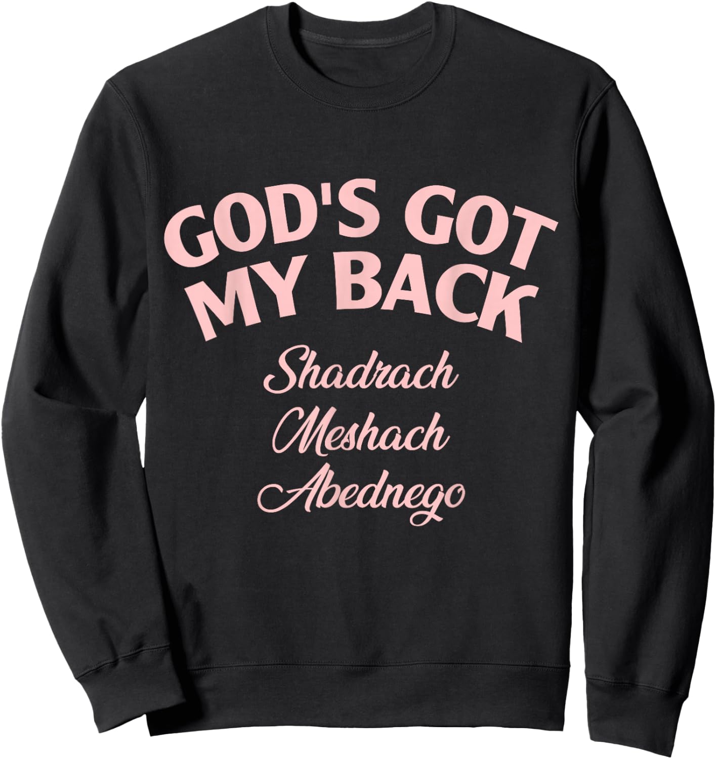 Brandon God's Got My Back Lake Sweatshirt - Sweatshirt | Black