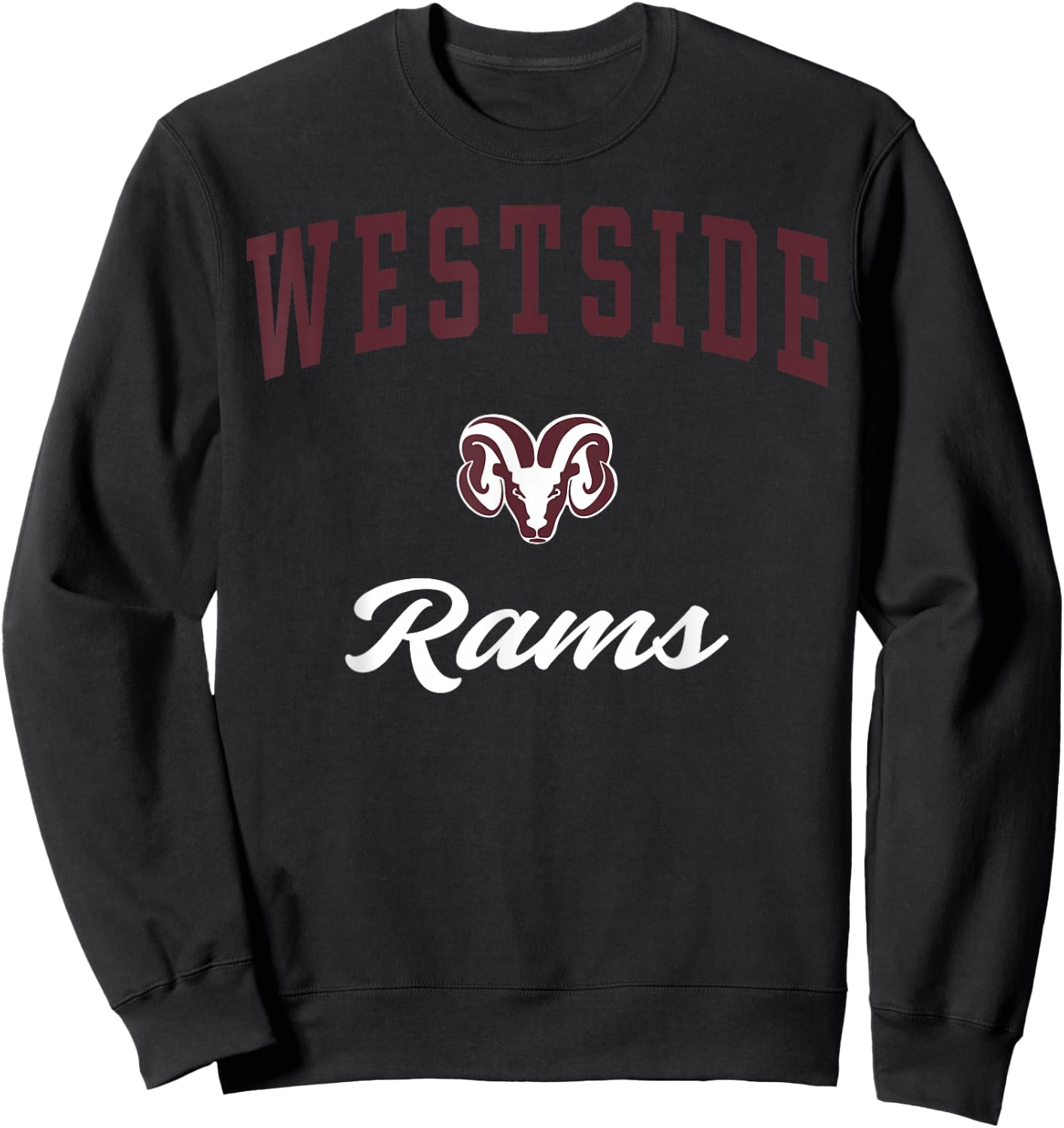 Westside High School Rams Sweatshirt - Sweatshirt | Black