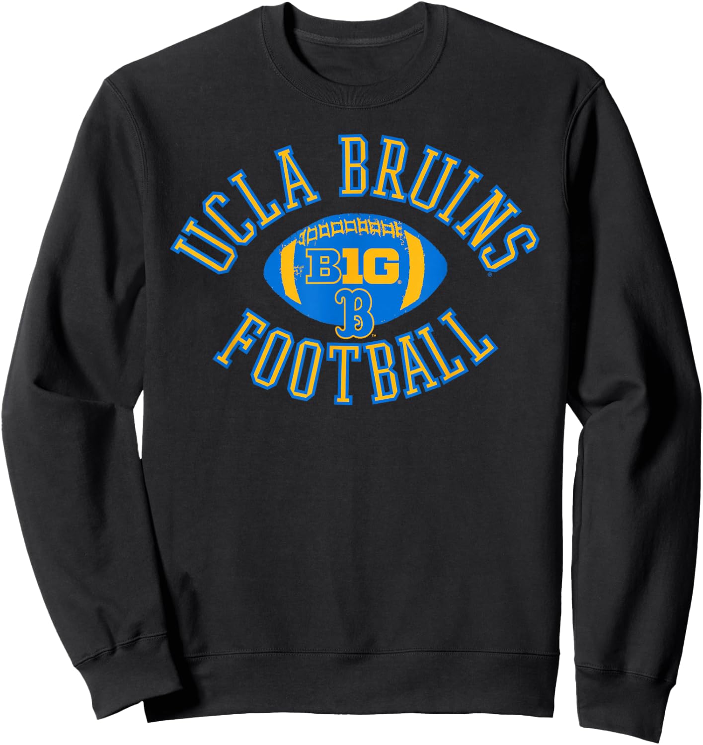 UCLA Bruins Big 10 Football Huddle Officially Licensed Sweatshirt - Sweatshirt | Black