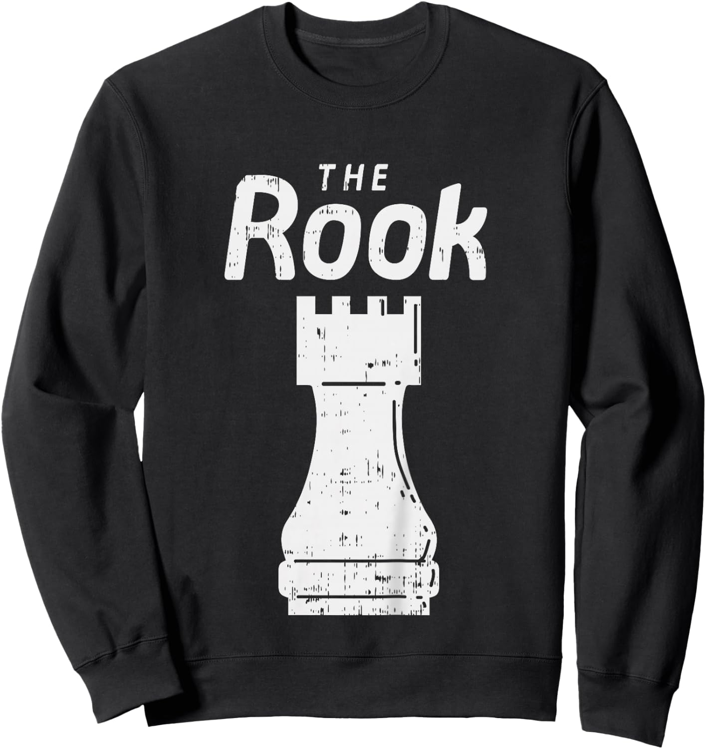Kids Halloween Chess Piece The Rook Shirt Group Matching Costume Sweatshirt - Sweatshirt | Black