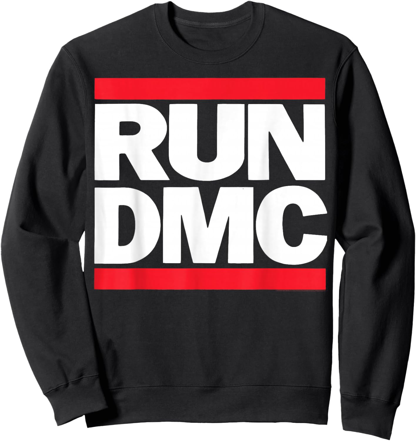 Run DMC Official Logo Sweatshirt - Sweatshirt | Black