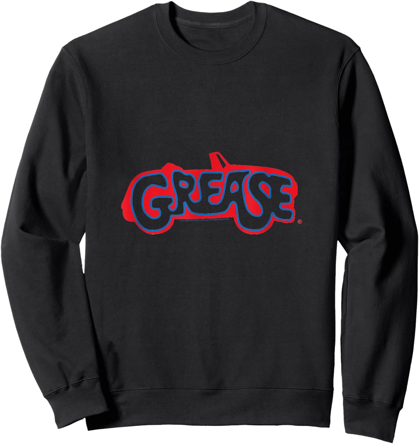 Grease Color Car Logo Retro Movie Musical Sweatshirt - Sweatshirt | Black