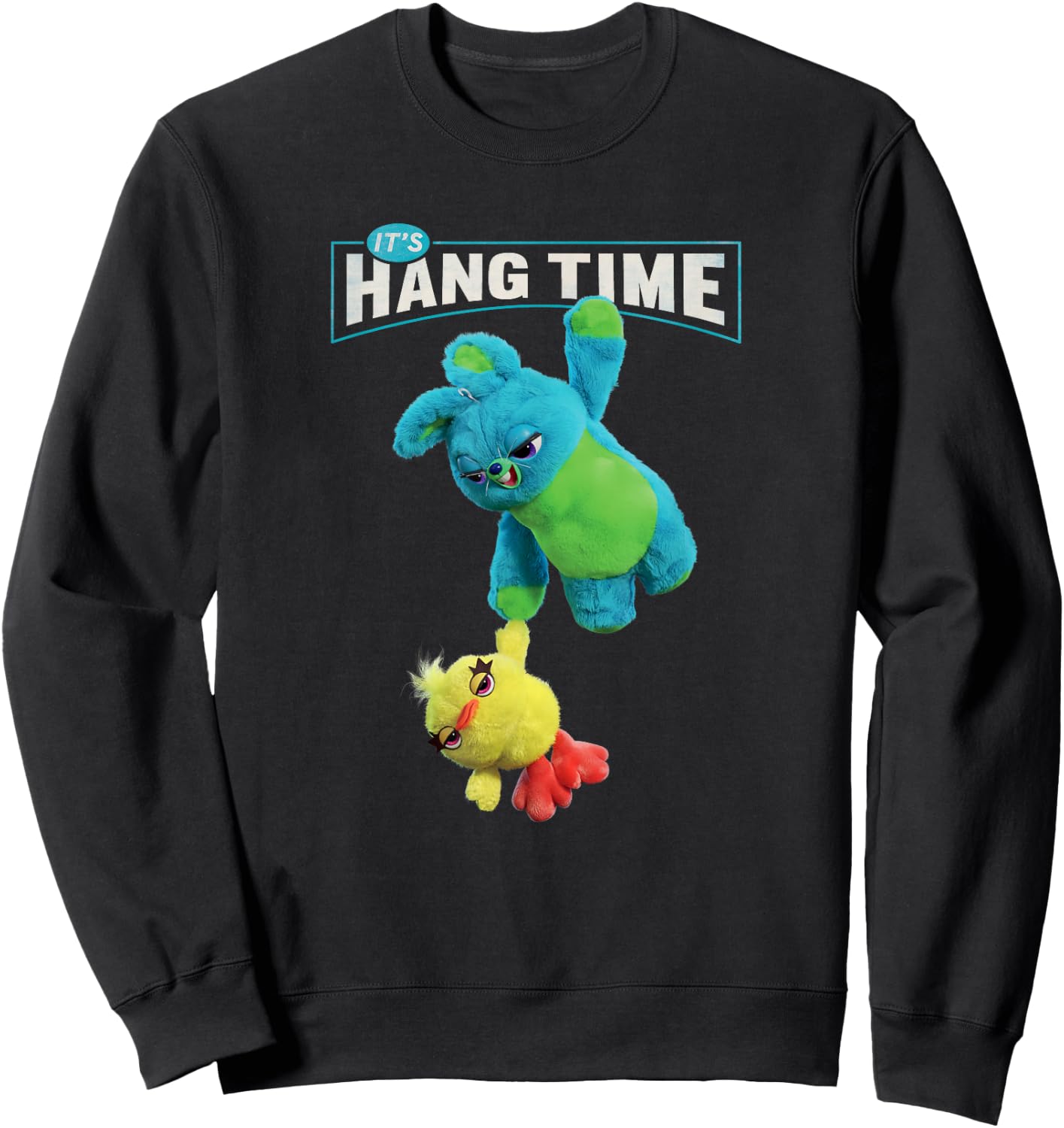 Disney Pixar Toy Story 4 Hang Time Ducky & Bunny Sweatshirt - Sweatshirt | Black