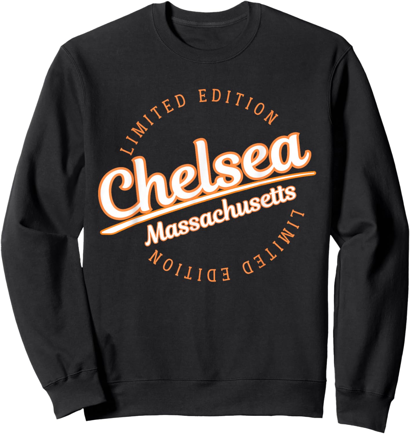 Retro Athletic Chelsea MA Apparel Sweatshirt - Sweatshirt | Black