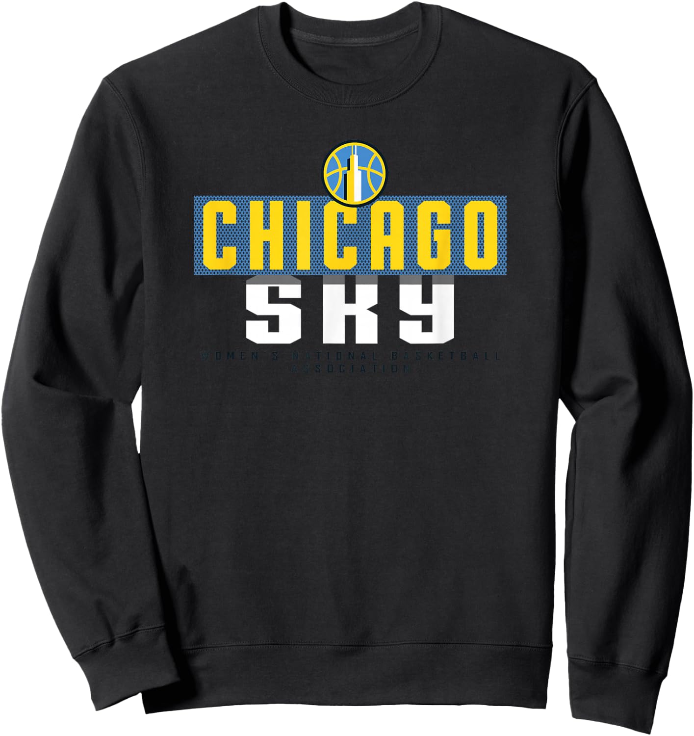 WNBA Chicago Sky Sky Box Sweatshirt - Sweatshirt | Black