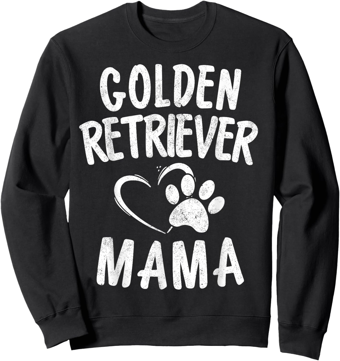 Golden Retriever Mama Gift Dog Owner Apparel Retrieving Mom Sweatshirt - Sweatshirt | Black