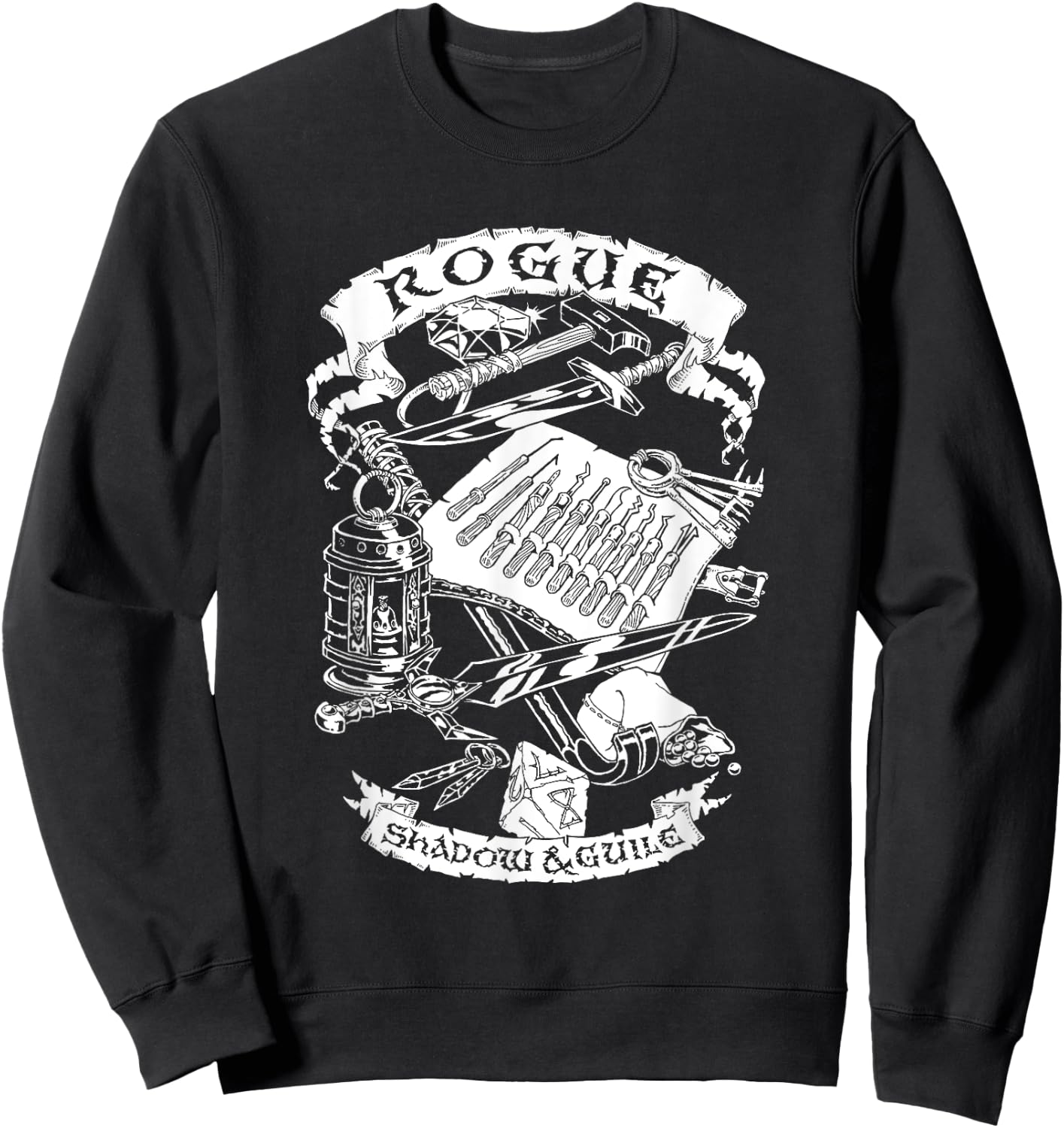Fantasy RPG - Rogue Sweatshirt - Sweatshirt | Black