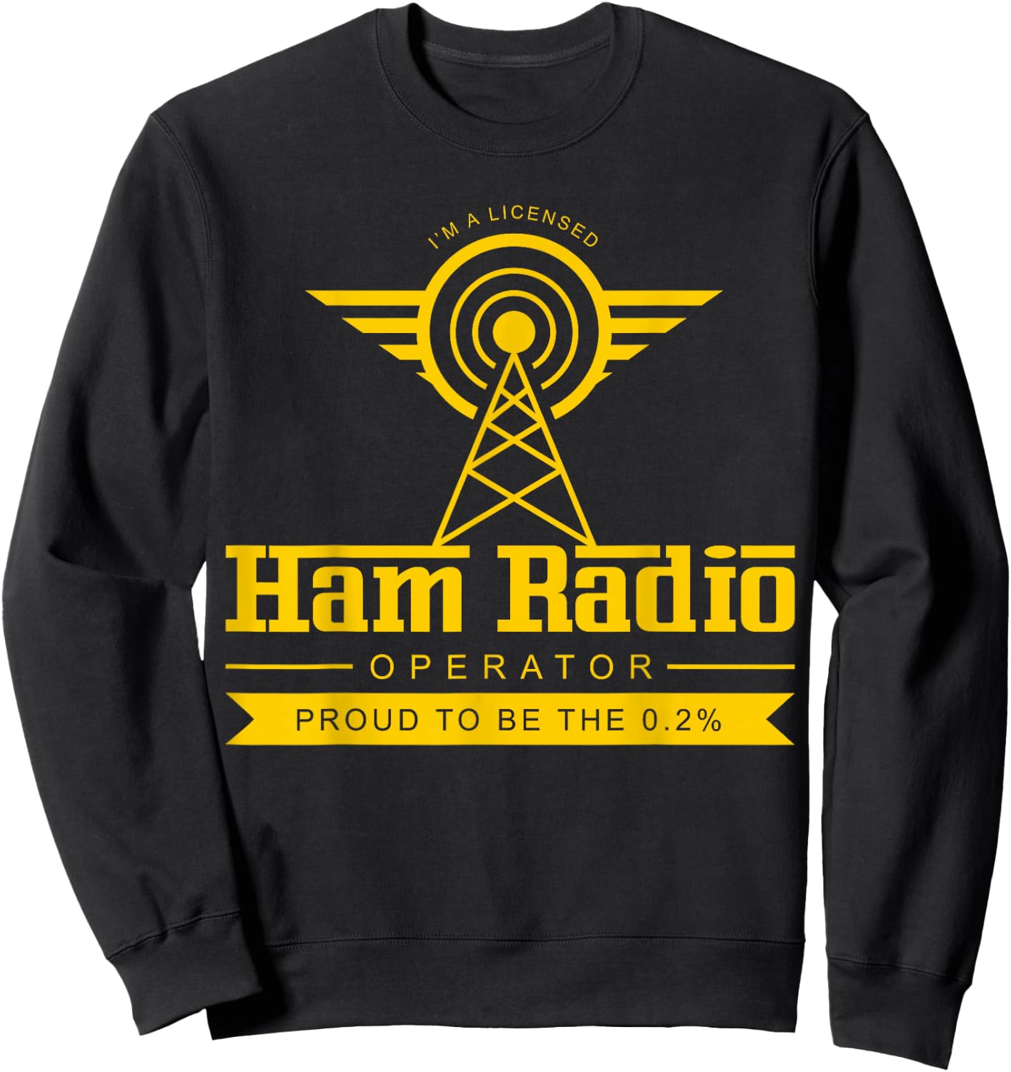Ham Radio Operator Shirt | Cute Amateur Administrator Gift Sweatshirt - Sweatshirt | Black