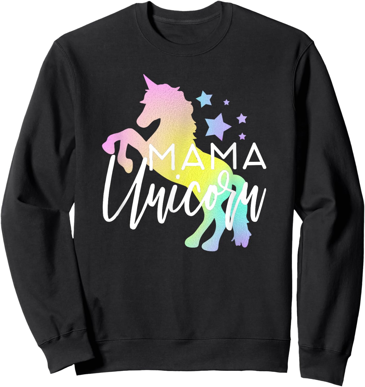 Mama Unicorn Sweatshirt - Sweatshirt | Black
