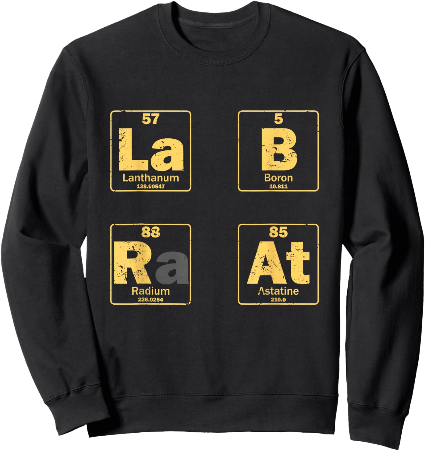 Lab Rat Periodic Elements Sweatshirt - Sweatshirt | Black