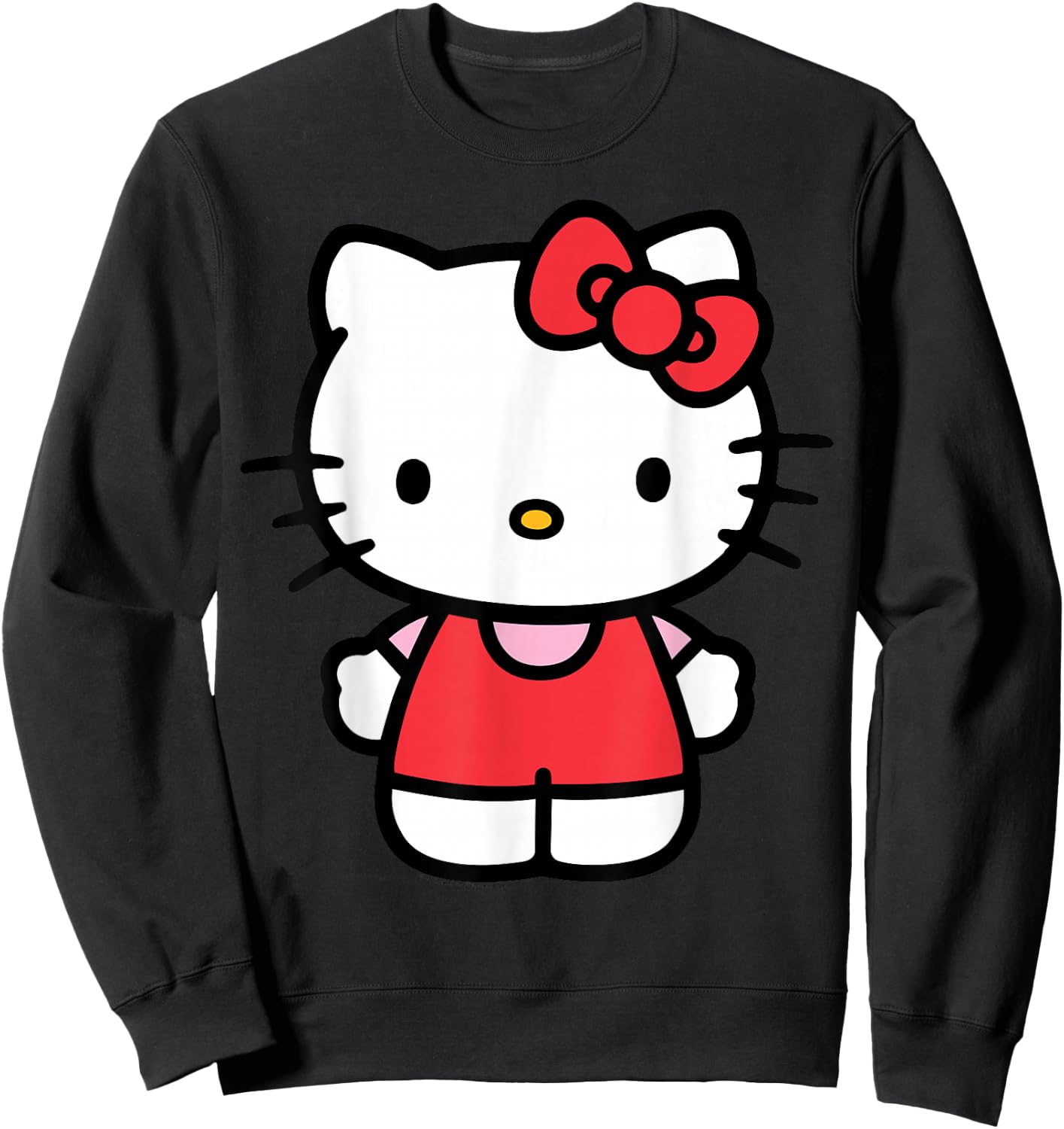 Hello Kitty Front and Back Shirt Sweatshirt - Sweatshirt | Black